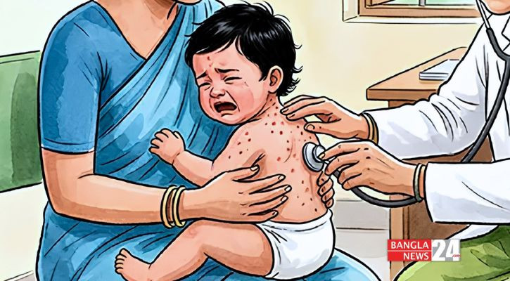 একদিনে হাম ও উপসর্গে ১১ জনের মৃত্যু, আক্রান্ত ১৭০৮