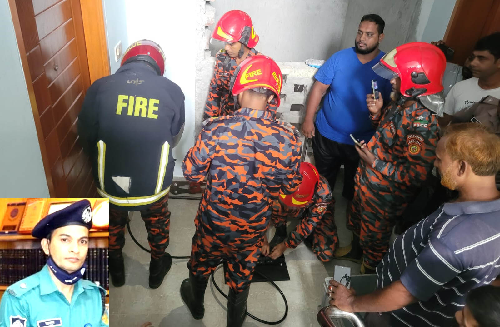 রাজশাহীতে ফ্ল্যাটের দরজা ভেঙে নারীসহ পুলিশ পরিদর্শক মাহবুব আটক: ৬ষ্ঠ স্ত্রী’র অভিযোগ